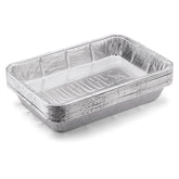Weber large aluminum drip pans 10-pack in packaging for convenient shopping