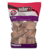 Weber Mesquite wood chunks 4 lb bag for rich grilling smoke