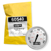 Weber thermometer assembly for OEM replacement on compatible Weber grills, ensuring accurate temperature readings.