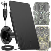 WECOOL solar panel for trail cameras optimized for continuous outdoor power
