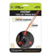 WEED WARRIOR MaxPower 3317233 PivotTrim head front view shows universal fit and quick setup.