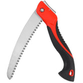 WEIMELTOY pruning saw with blade exposed for cutting thick branches.