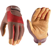 Wells Lamont ComfortHyde palm close-up showing durability and softness.