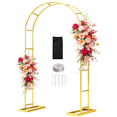 WellSign balloon arch stand 7.2ft by 4.3ft with sturdy metal tubes for events