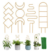 WellSign indoor plant trellis 16inch pattern A supports climbing vines stylishly.