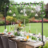 WellSign over-the-table rod stand with clamps provides sturdy support for a table balloon arch