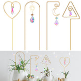 WellSign small trellis sun catcher 4-pack adds color to indoor pots.