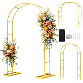 WellSign wedding arch 6.6ft by 3.5ft ready for easy outdoor setup.