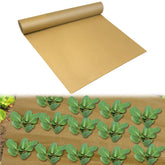 Wenfan biodegradable paper weed barrier roll for easy, eco-friendly garden weed suppression.