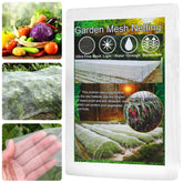 WentTao ultra-fine garden netting on beds protects vegetables and fruits from pests.
