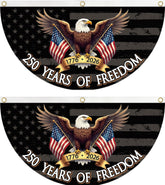 WENWELL 250th anniversary eagle banner for outdoor display
