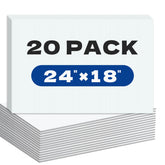 WENWELL blank yard sign 18x24 for customizable messages and events.