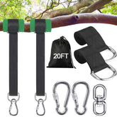 Werflyto tree swing straps 20ft around a tree provide secure hanging