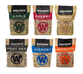 Western Wood Smoking Chip Apple bag for versatile meat smoking and flavor