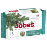Wetsel Jobes Evergreen 15 Spikes box front for easy evergreen feeding