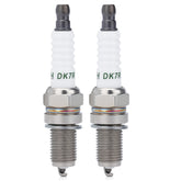 Wetenex NGK DCPR6E spark plug close-up view, improves ignition consistency.