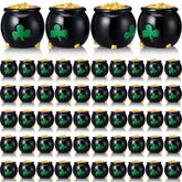 Weysat mini St Patrick's cauldron with gold coin design for festive table styling.