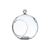 WGVI hanging terrarium globe with flat bottom for stable display