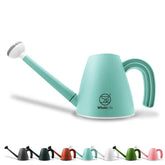WhaleLife indoor watering can 2.0L blue front view for precise plant care.