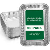 Whaleme drip pan liner for Weber Q grills keeps grease contained and cleanup simple