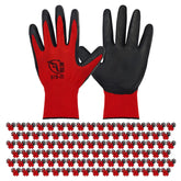 WHEATHUSK 100-pack gloves bulk provides ready protection for gardening tasks.