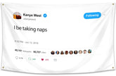 WHGJ Kanye flag 3x5-foot dorm wall hanging for standout dorm decor.