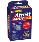 Whitetail Institute Arrest Max bottle shown for selective grass control in deer food plots