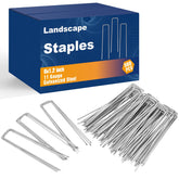 Whonline 6inch galvanized staples pack for secure lawn and garden installations.