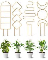 Whtawtaw 4-pack indoor climbing trellis with four patterns for small potted plants