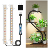 Wiaxulay 8-Inch grow light strip front view for compact indoor lighting
