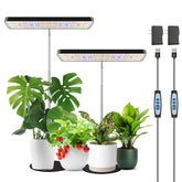 Wiaxulay full-spectrum grow light panel provides broad plant coverage.
