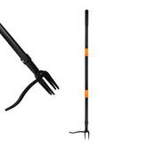 WICING weed puller with a 4-claw head gripping a weed root for thorough removal