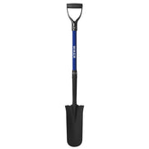 WIKER spade shovel with narrow head for precise planting and transplanting.