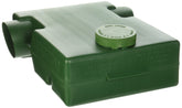 Wilco ground squirrel bait station with closed lid; secure, pet-safe placement.