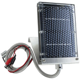 Wildgame Innovations Edrenaline solar panel front view powering a feeder efficiently