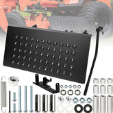 WildGear ACS6000ULS mower chute blocker demonstrates full-coverage debris containment