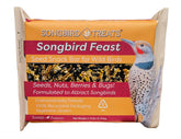 Wildlife Sciences Songbird Treats seed bars close-up texture attracting songbirds in the garden