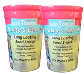 Wildlife Sciences Songbird Treats Seed Tower 2 Pack front view attracts songbirds