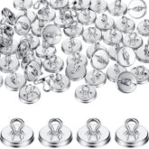 WILLBOND plant anchors in silver for trellis, easy support for climbing vines
