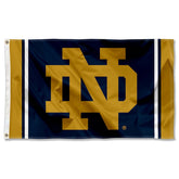 WinCraft Irish ND Logo 3x5 banner flag front view for yard displays.