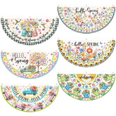 Windkream Hello Spring half-fan banner for vibrant indoor or outdoor decor