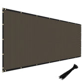 Windscreen4less privacy screen yard setup reduces street visibility while protecting privacy
