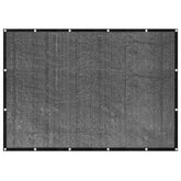 WindscreenSupplyCo shade cloth garden setup blocks 60-70% light for cooler outdoor spaces