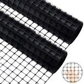 Windyun 2 Roll plastic mesh fence in garden protects pets.