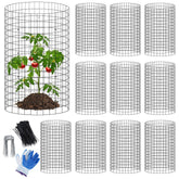 Winemana 12-set garden protector cage 16x12 protects plants from pests