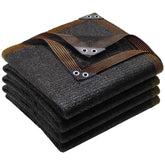 Winemana black shade cloth 90% cover providing sun relief with breathable airflow.