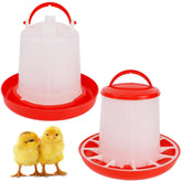 Winemana chick feeder and waterer set with hanging design for easy outdoor use.
