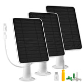 WININMETA 5W solar panel powers outdoor cameras with steady sun-powered charging.