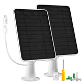 WININMETA solar panel on wall-mount for Arlo Essentials boosts outdoor camera uptime.