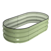 Winpull raised garden bed avocado green with open base supports soil enrichment and drainage